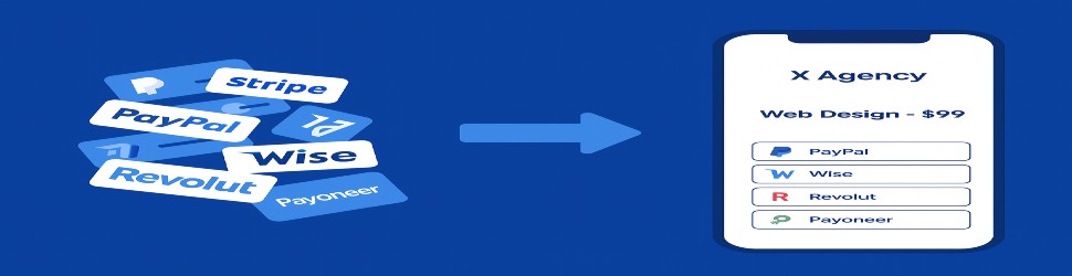 Payment methods flowing into a unified payment link interface